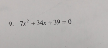 7x^2+34x+39=0