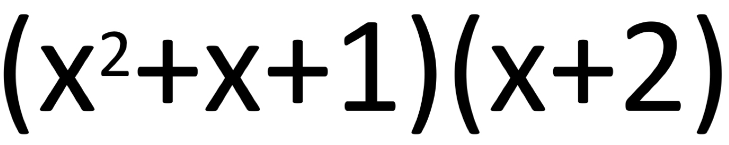 (x^2+x+1)(x+2)