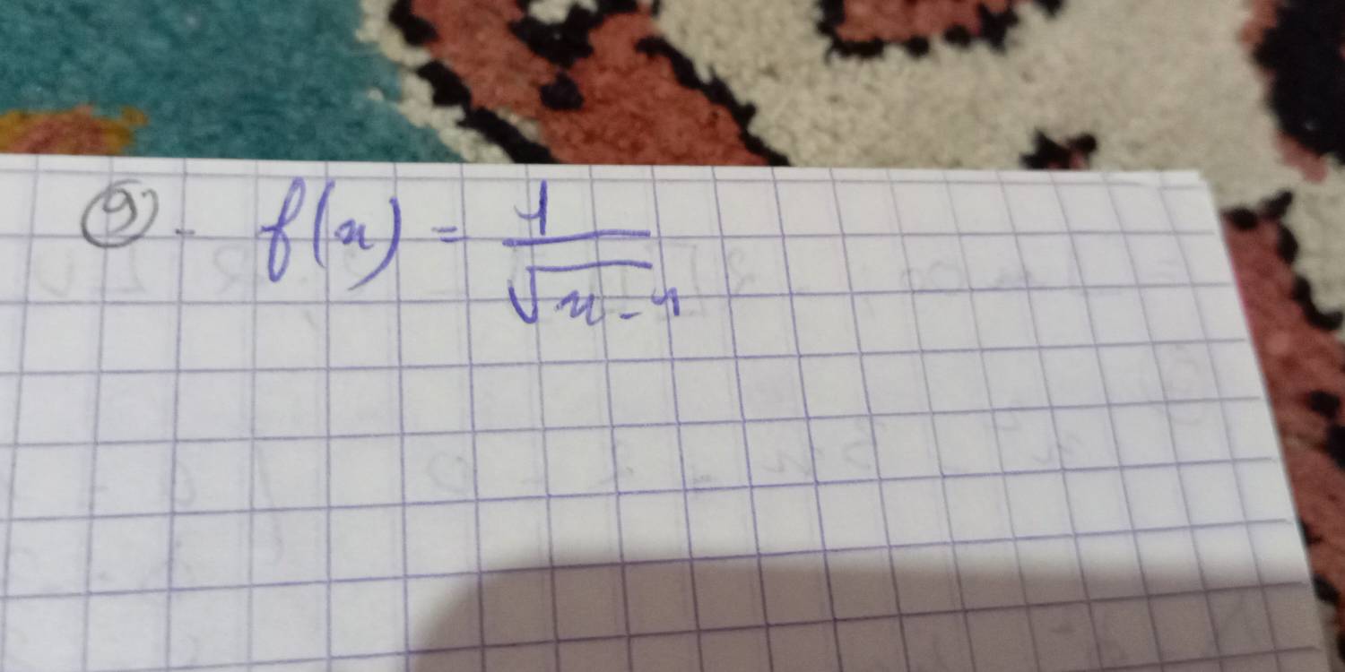 f(x)= 1/sqrt(x-7) 