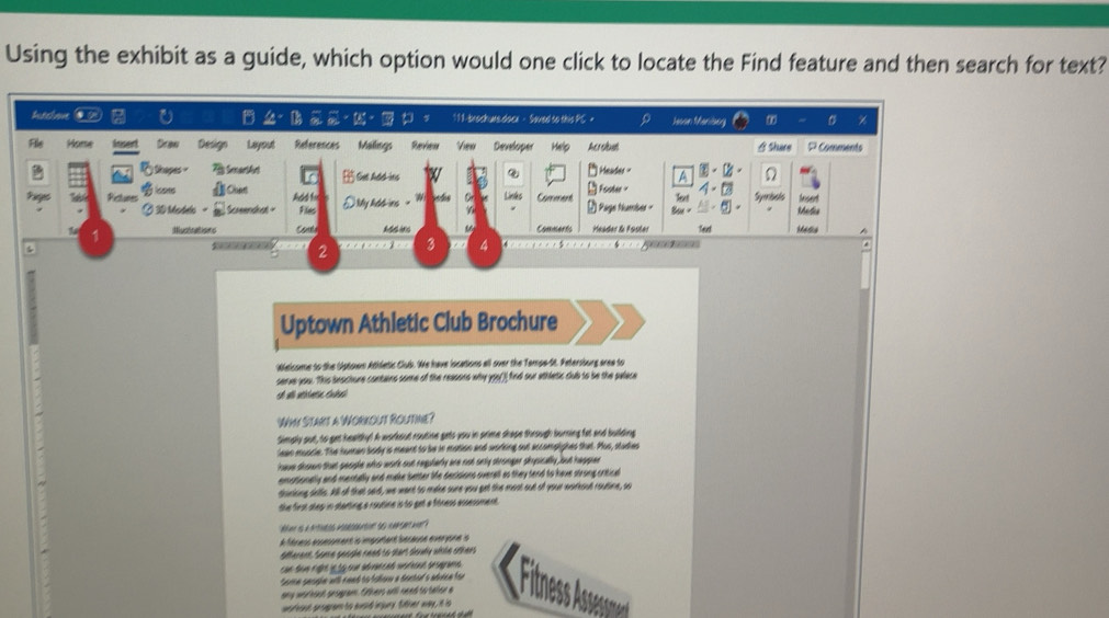 Solved: Using the exhibit as a guide, which option would one click to ...
