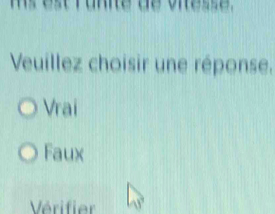 ms est rune de onesse.
Veuillez choisir une réponse,
Vrai
Faux
Vérifier