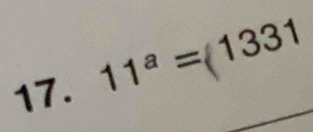 11^a= 1331