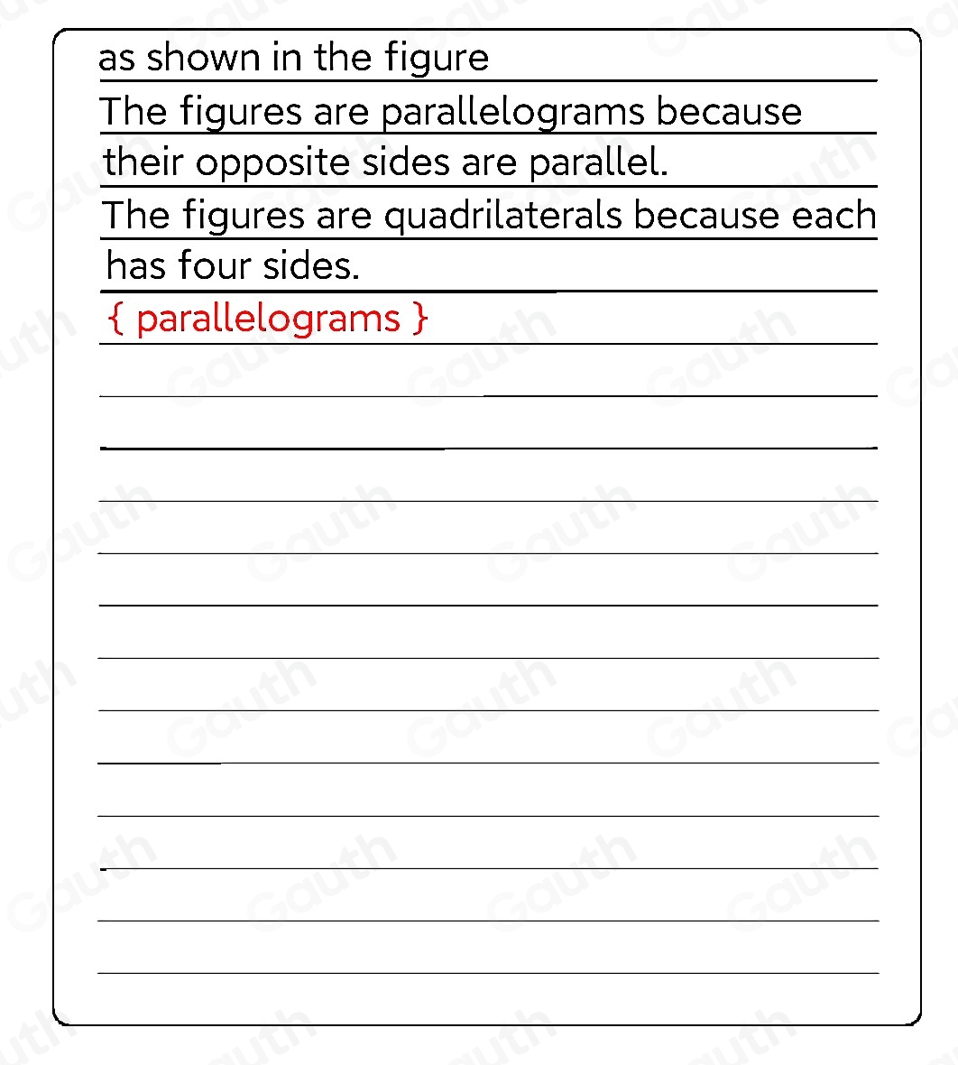 Solved: Four parallel lines are drawn in a rectangular sign. The Which ...