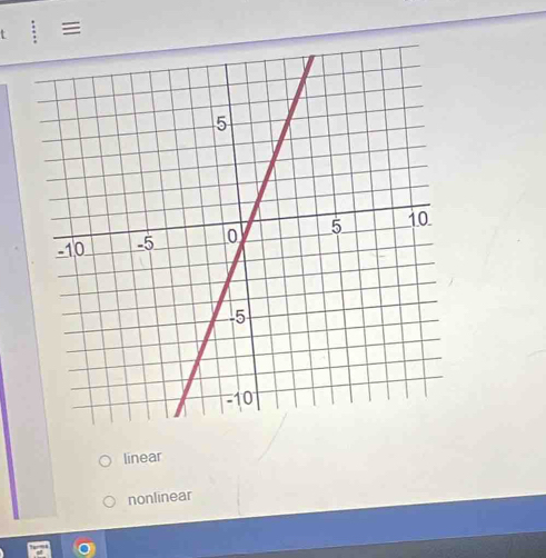 ≡
linear
nonlinear