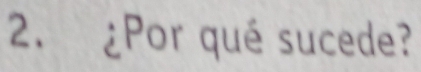 ¿Por qué sucede?