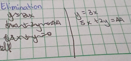 EVimination
g5ox
y=3x
5x+2y=44
ano