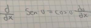  d/dx sec u=cos ufrac v dv/dx 