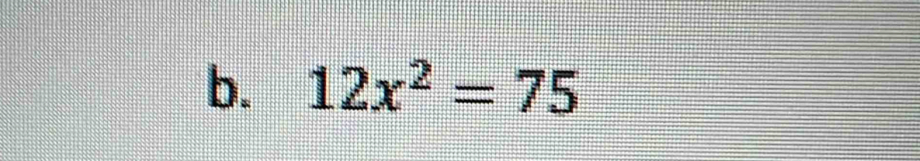 12x^2=75