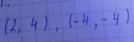 (2,4), (-4,-4)