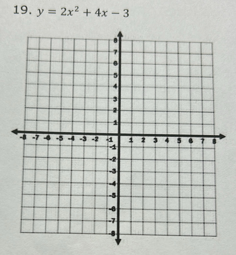 y=2x^2+4x-3