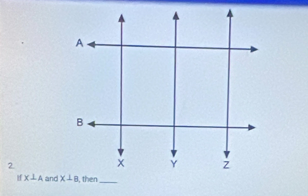 If X⊥ A and