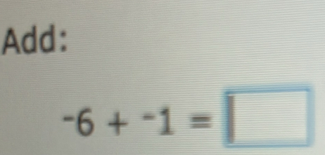 Add: 
-6+-6+^