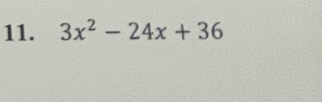 3x^2-24x+36