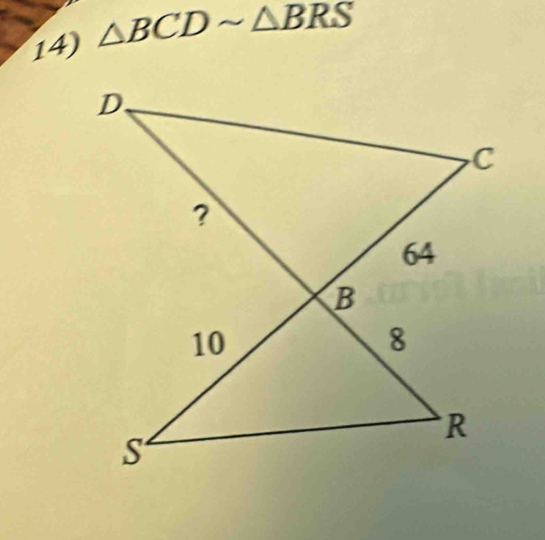 △ BCDsim △ BRS