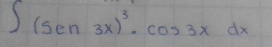 ∈t (sec 3x)^3· cos 3xdx