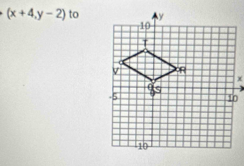 (x+4,y-2) to