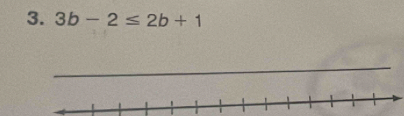 3b-2≤ 2b+1
_