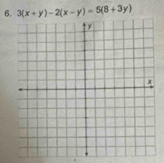 3(x+y)-2(x-y)=5(8+3y)