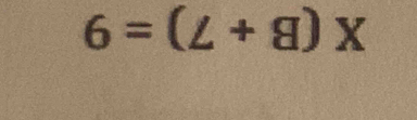 6=(∠ +g)x