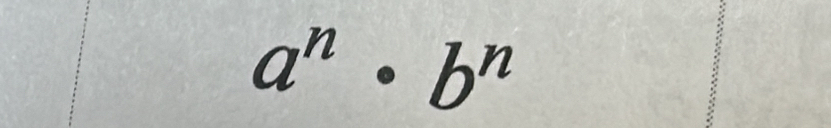 a^n· b^n