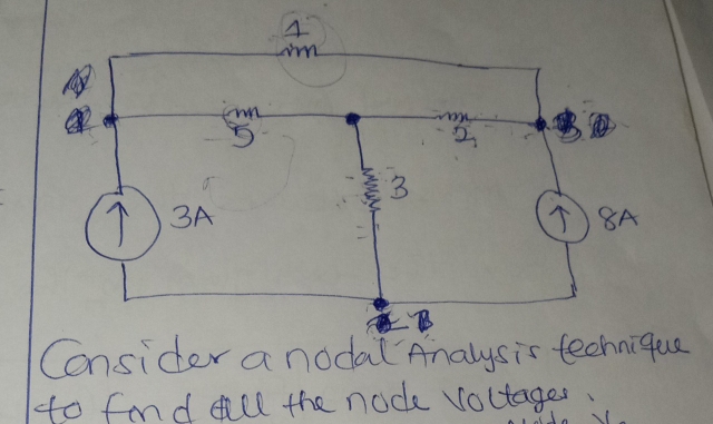 Coe 
to find all the node voltages.