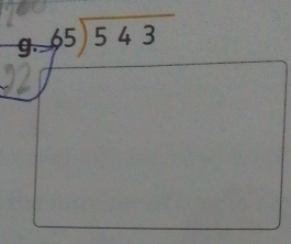 beginarrayr 65encloselongdiv 543endarray