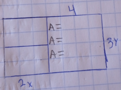 4
A=
A=
3Y
A=
2x