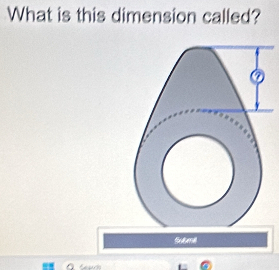 What is this dimension called? 
Sutome