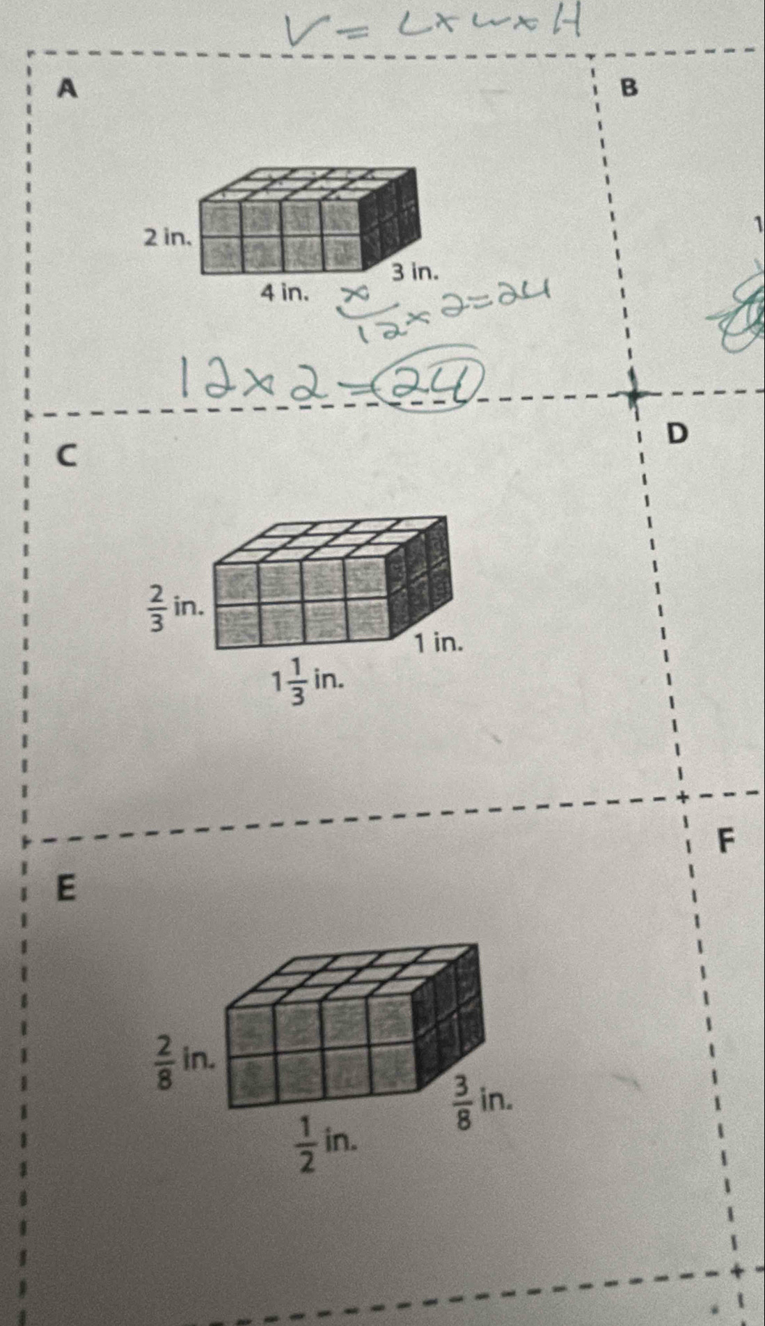 A
B
2 in.
3 in.
4 in.
C
D
F
E