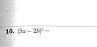 (5a-2b)^2=