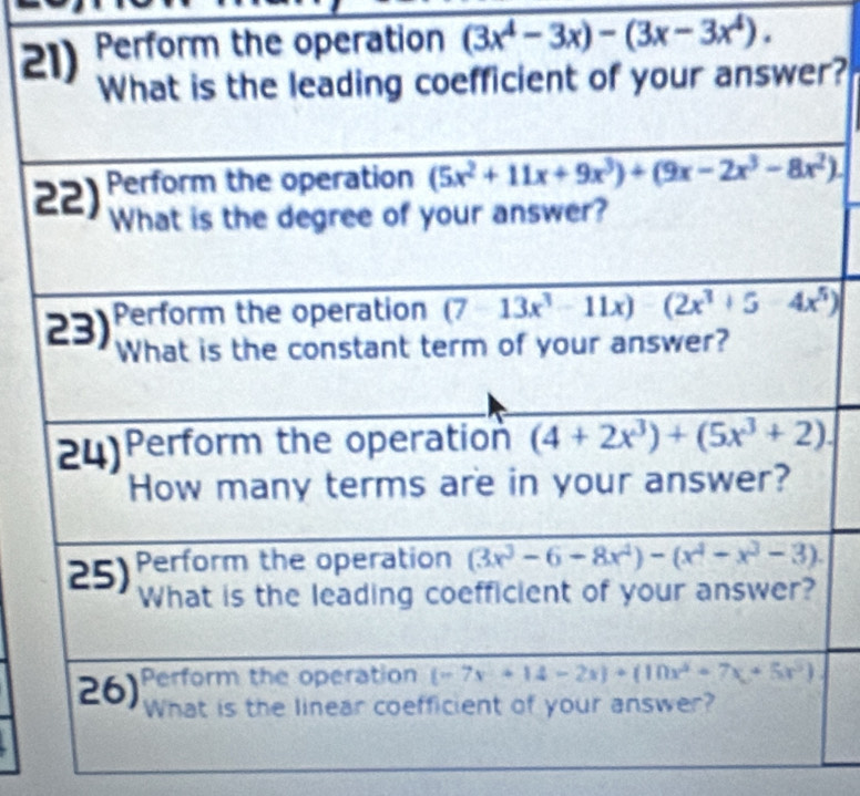 2on (3x^4-3x)-(3x-3x^4).
r?