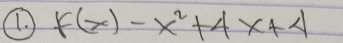 f(x)-x^2+4x+4