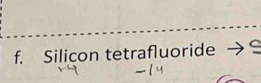 Silicon tetrafluoride