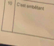 C'est embêtant