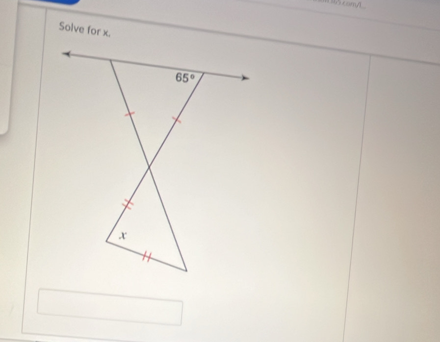 com/L
Solve for x.