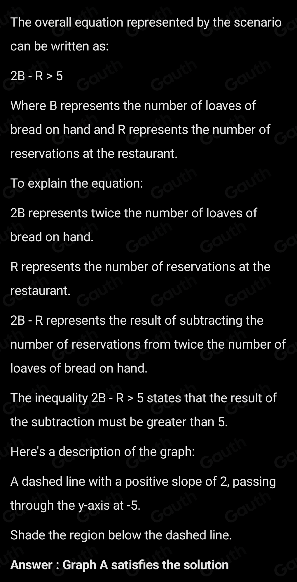 Solved: Before any dinner service, the manager confirms when the number ...