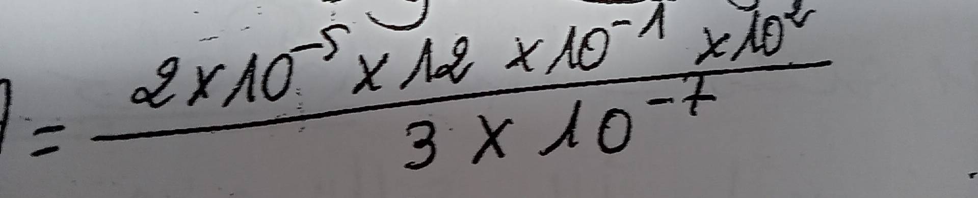 = (2* 10^(-5)* 12* 10^(-1)* 10^2)/3* 10^(-7) 