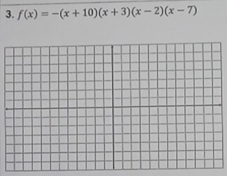 f(x)=-(x+10)(x+3)(x-2)(x-7)