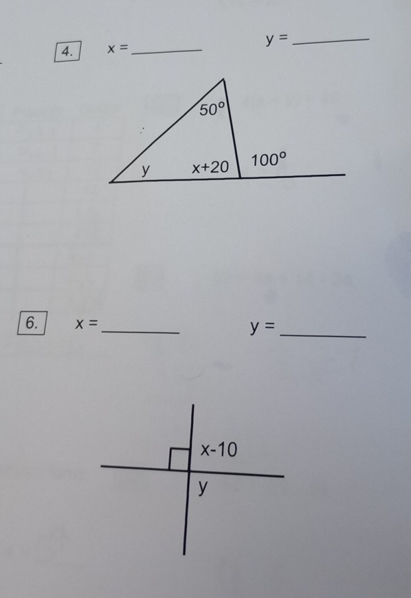 x= _ y= _
_
6. x=
_ y=