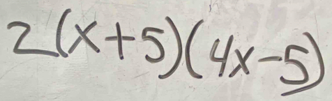 2(x+5)(4x-5)