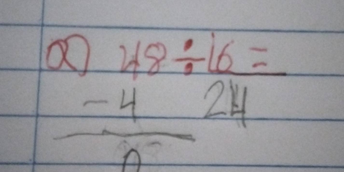 1 frac 3048/ 16= (-424)/n endarray 