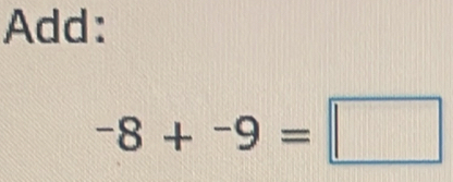 Add:
-8+^8+^circ 