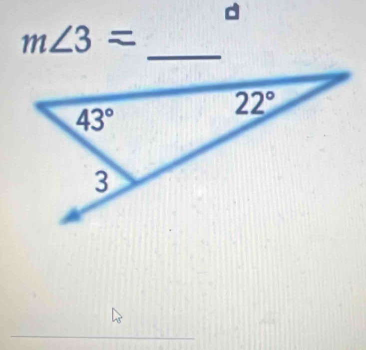 m∠ 3=
_