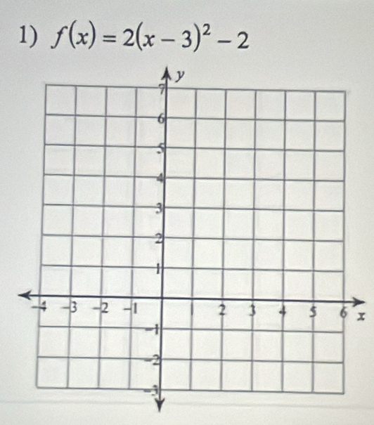 f(x)=2(x-3)^2-2
x