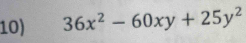 36x^2-60xy+25y^2