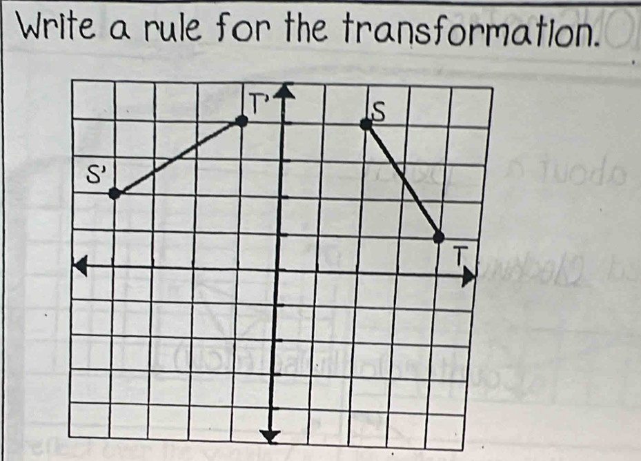 Write a rule for the transformation.