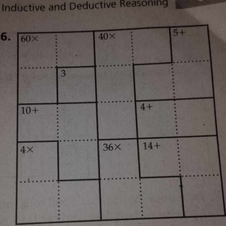 Inductive and Deductive Reasoning
6.