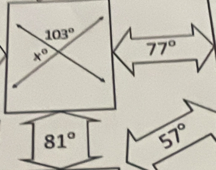 77°
81°
57°