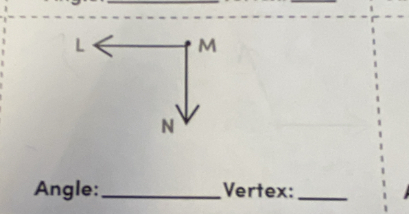 Angle:_ Vertex:_