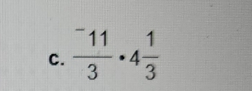 frac ^-113· 4 1/3 